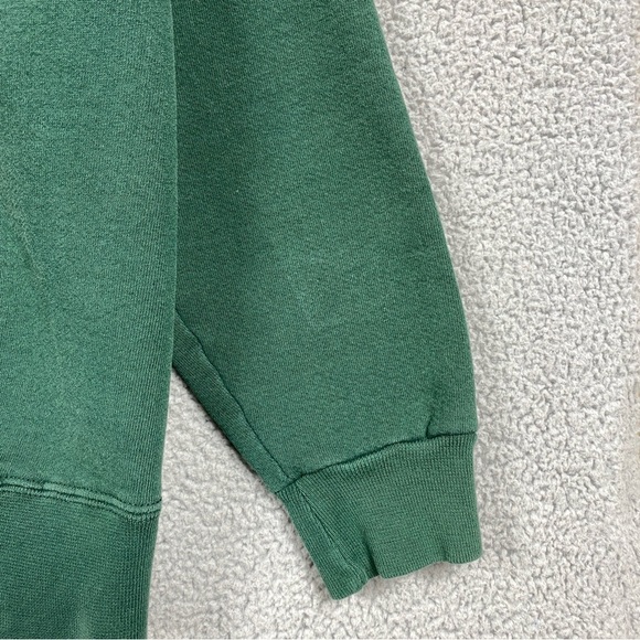 Vintage Cheetah Christmas Sweatshirt Unisex Size Large Green Snowman - Picture 4 of 7